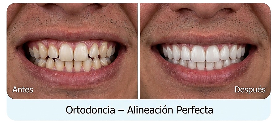 Antes y después ortodoncia ORIS